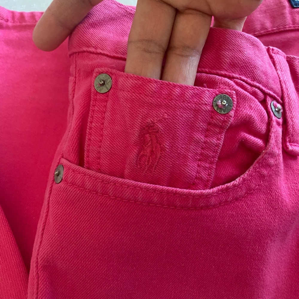 Ralph Lauren hot pink jeans